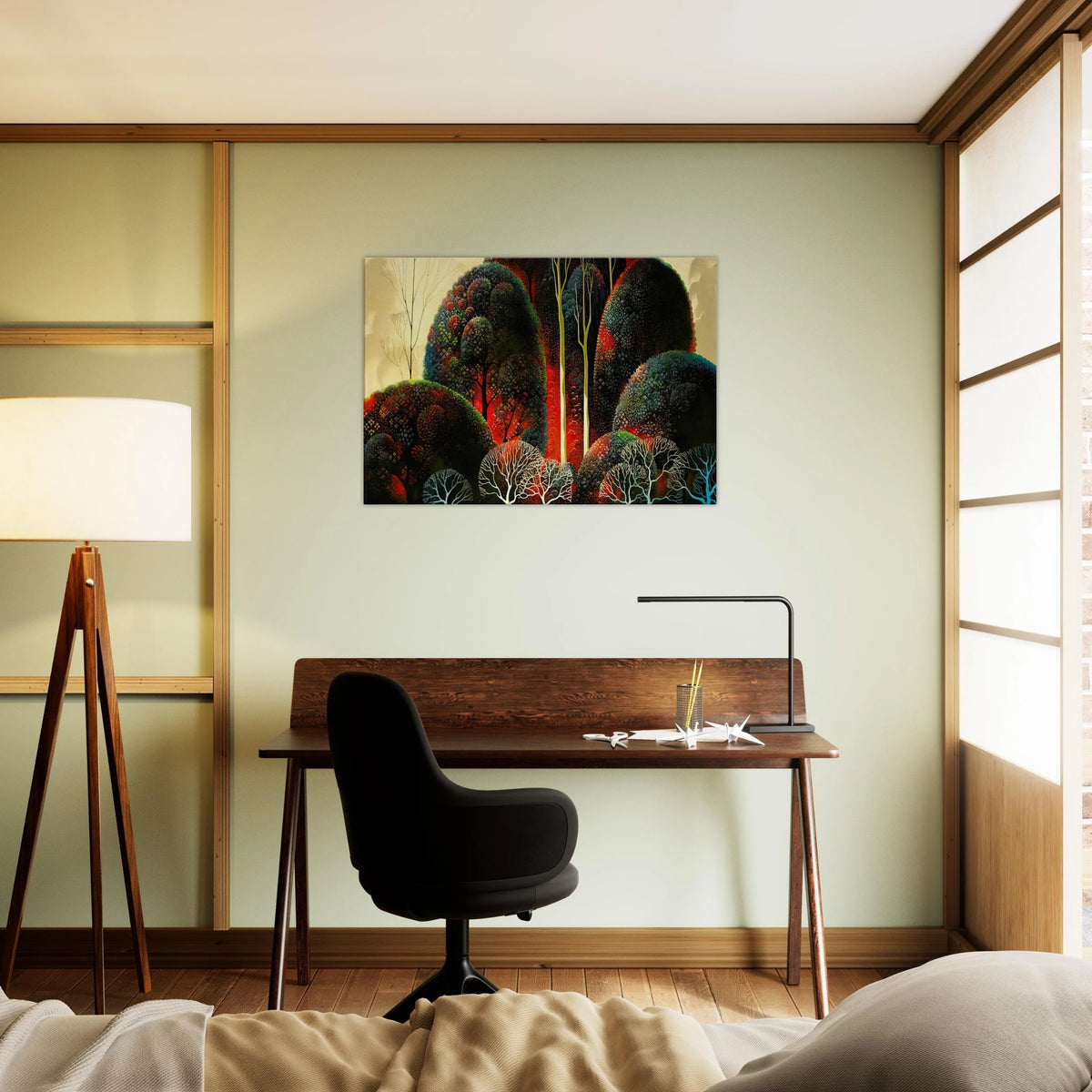 California Orchid Canvas | Eyvind Earle Canvas | Eyvind Earle Prints