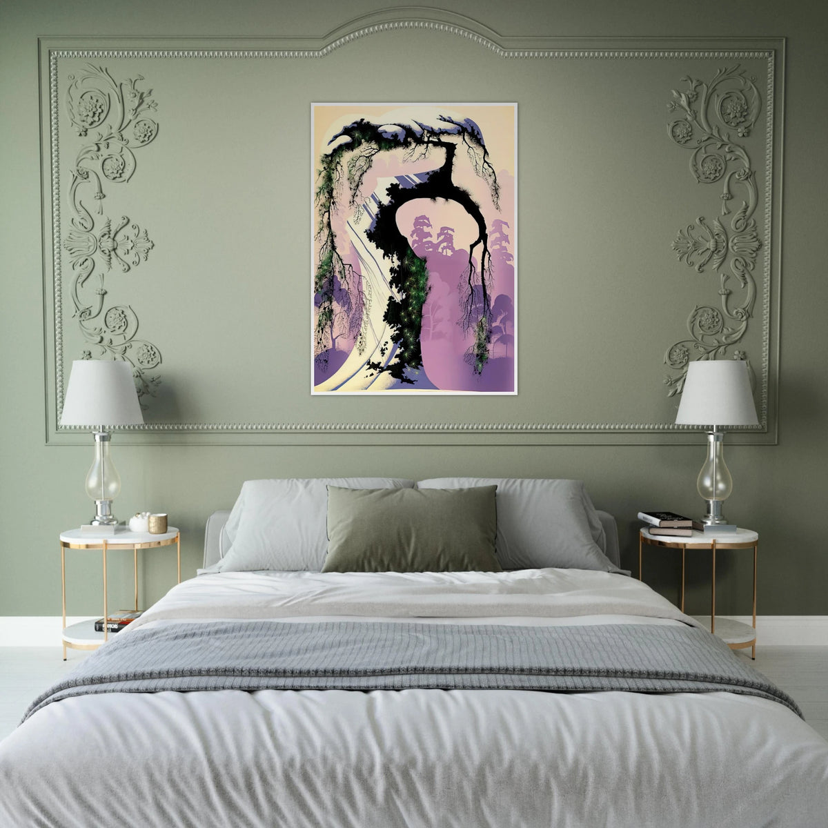 Norway Pine Framed Poster | Eyvind Earle Framed Prints Wall Art | Eyvind Earle Prints