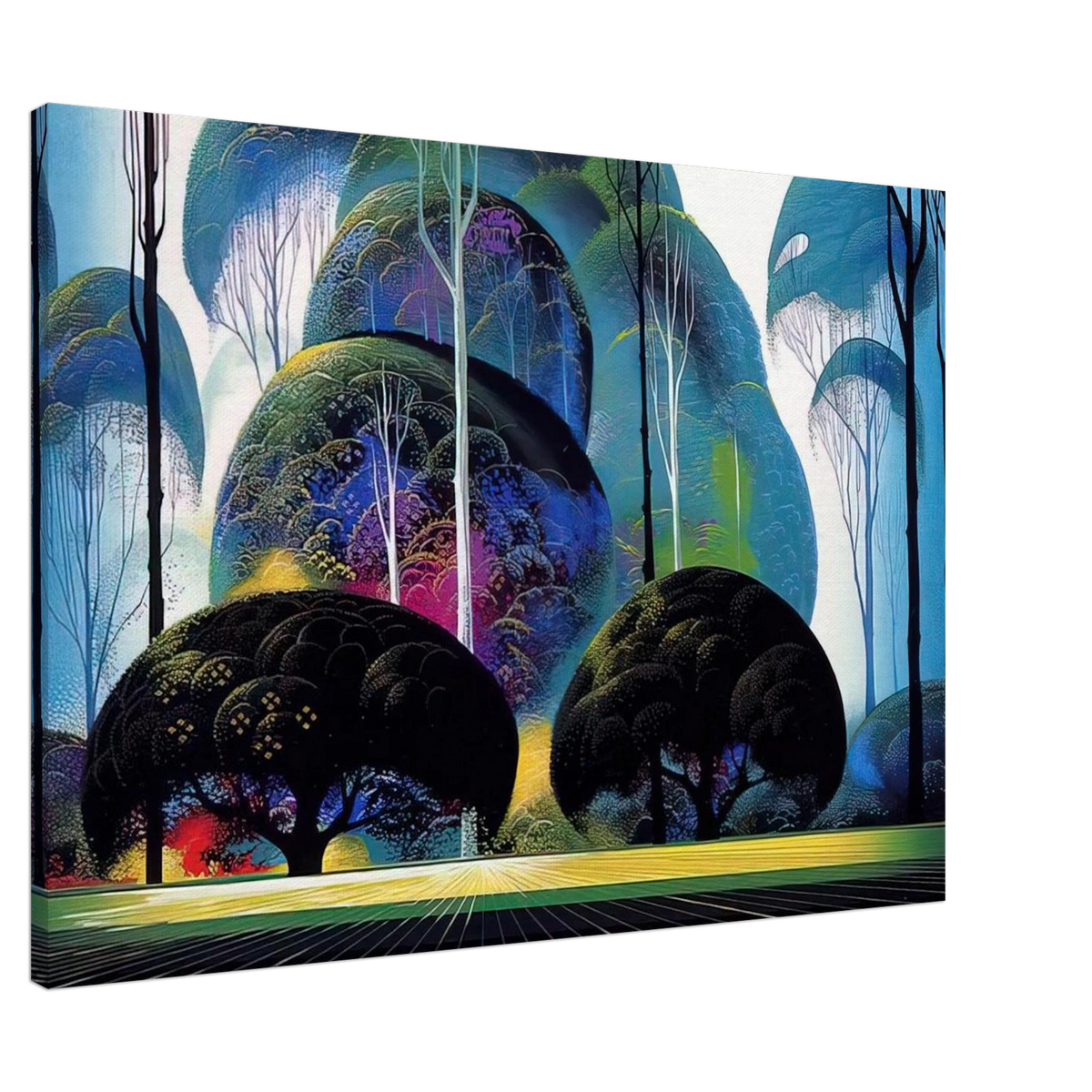 Green Forest Canvas | Eyvind Earle Canvas | Eyvind Earle Prints