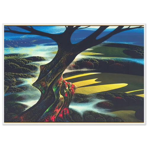 Autumn Shadows Framed Poster | Eyvind Earle Framed Prints Wall Art | Eyvind Earle Prints