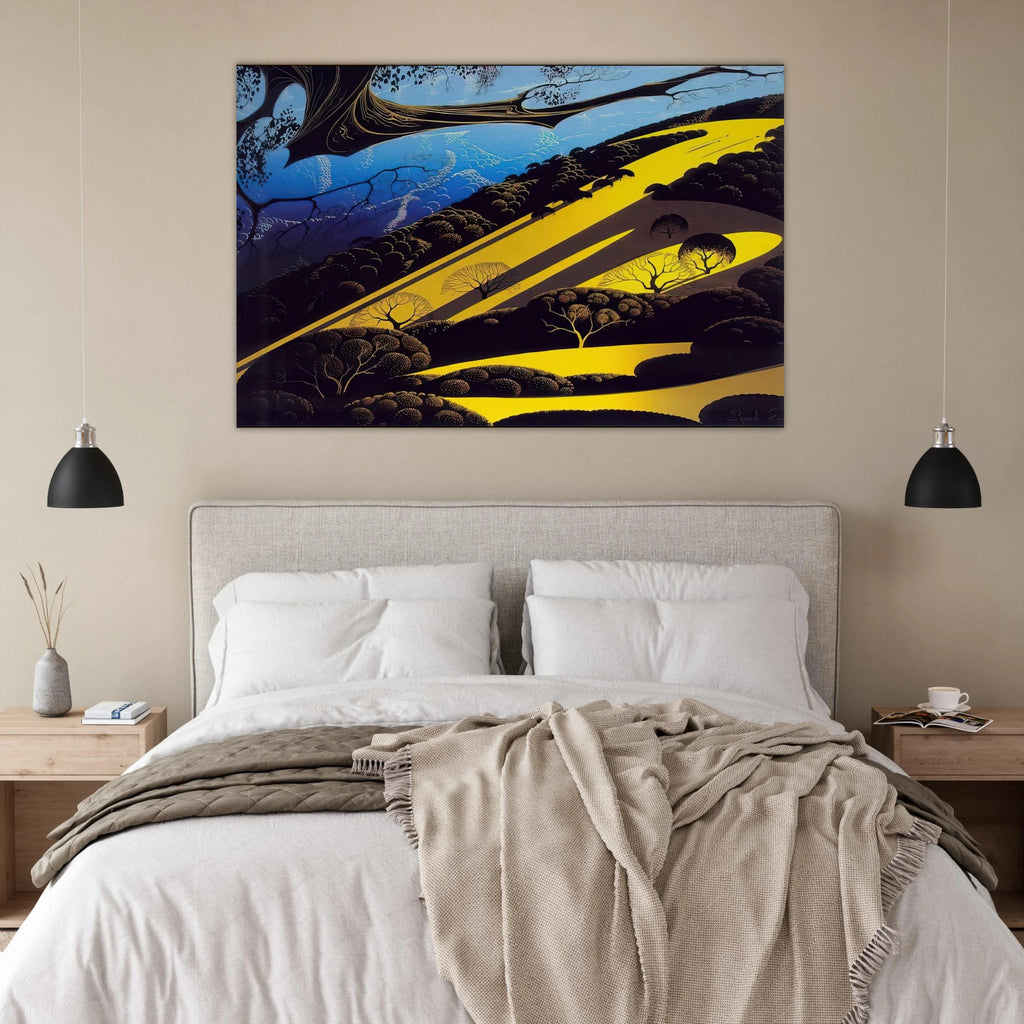 Gaviota Pass Poster | Eyvind Earle Poster | Eyvind Earle Prints
