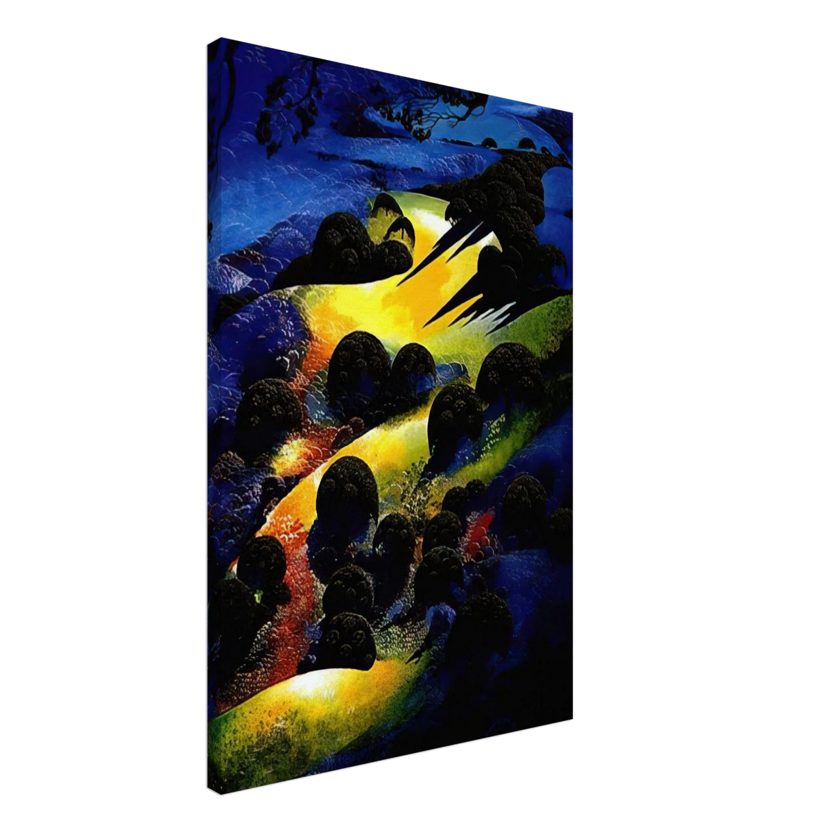 Sunset Flame Canvas | Eyvind Earle Canvas | Eyvind Earle Prints