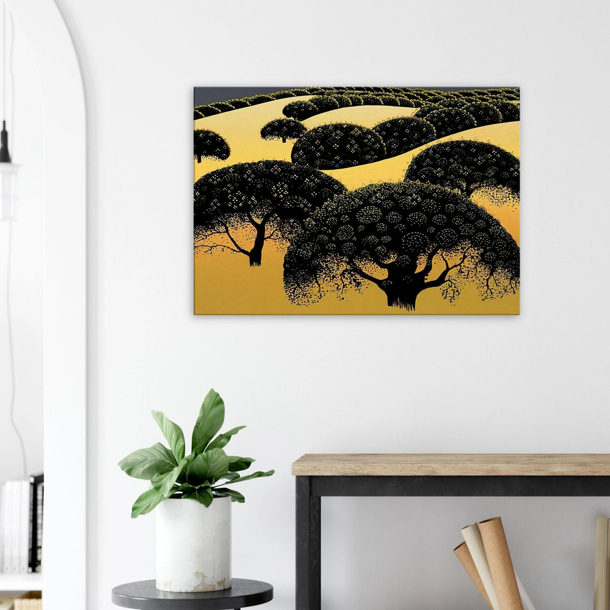Santa Ynez Oaks Canvas | Eyvind Earle Canvas | Eyvind Earle Prints