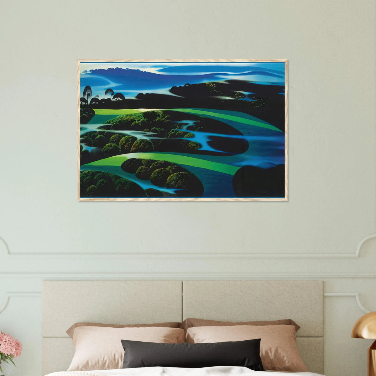 Summers Twilight Framed Poster | Eyvind Earle Framed Prints Wall Art | Eyvind Earle Prints