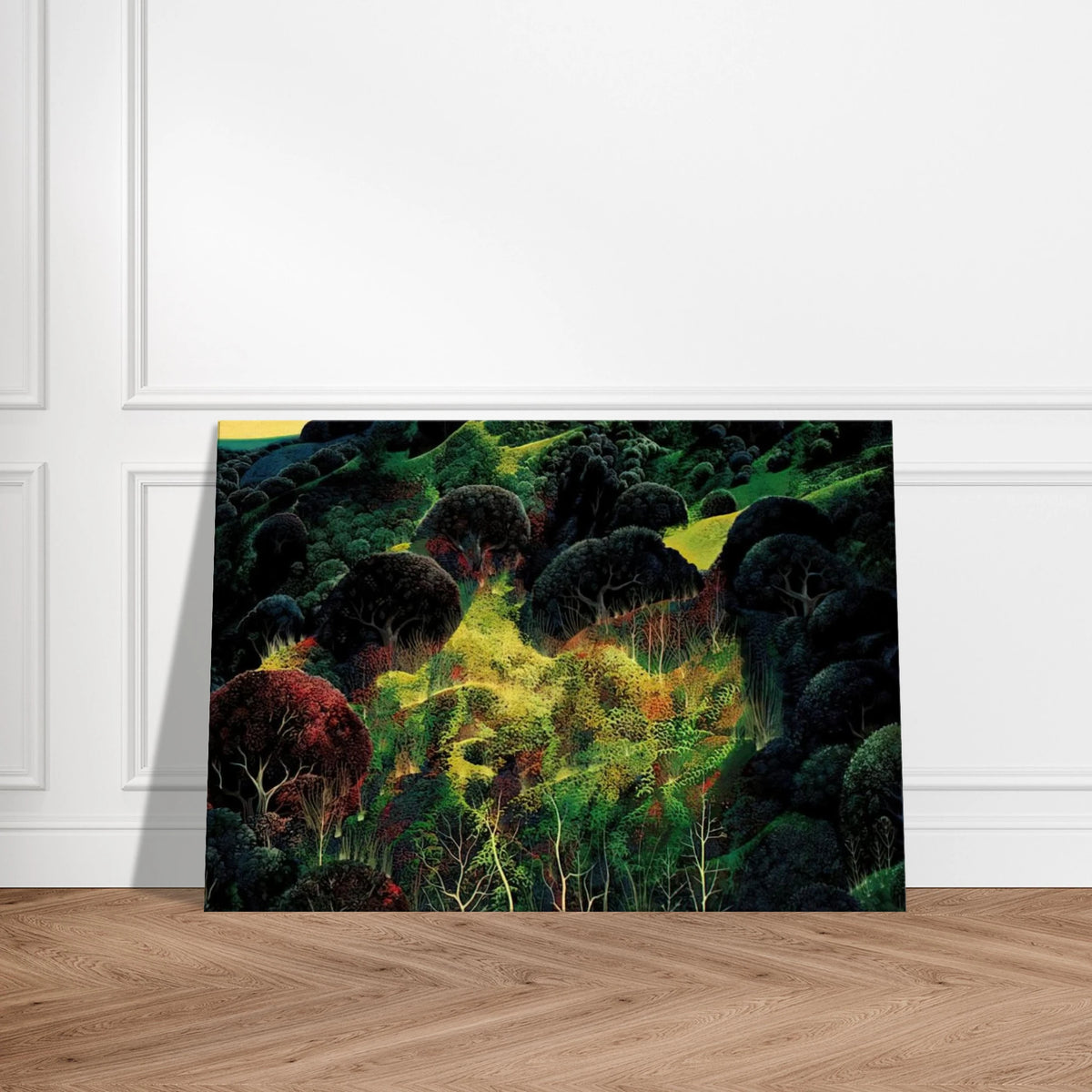 Autumn Fields Canvas | Eyvind Earle Canvas | Eyvind Earle Prints