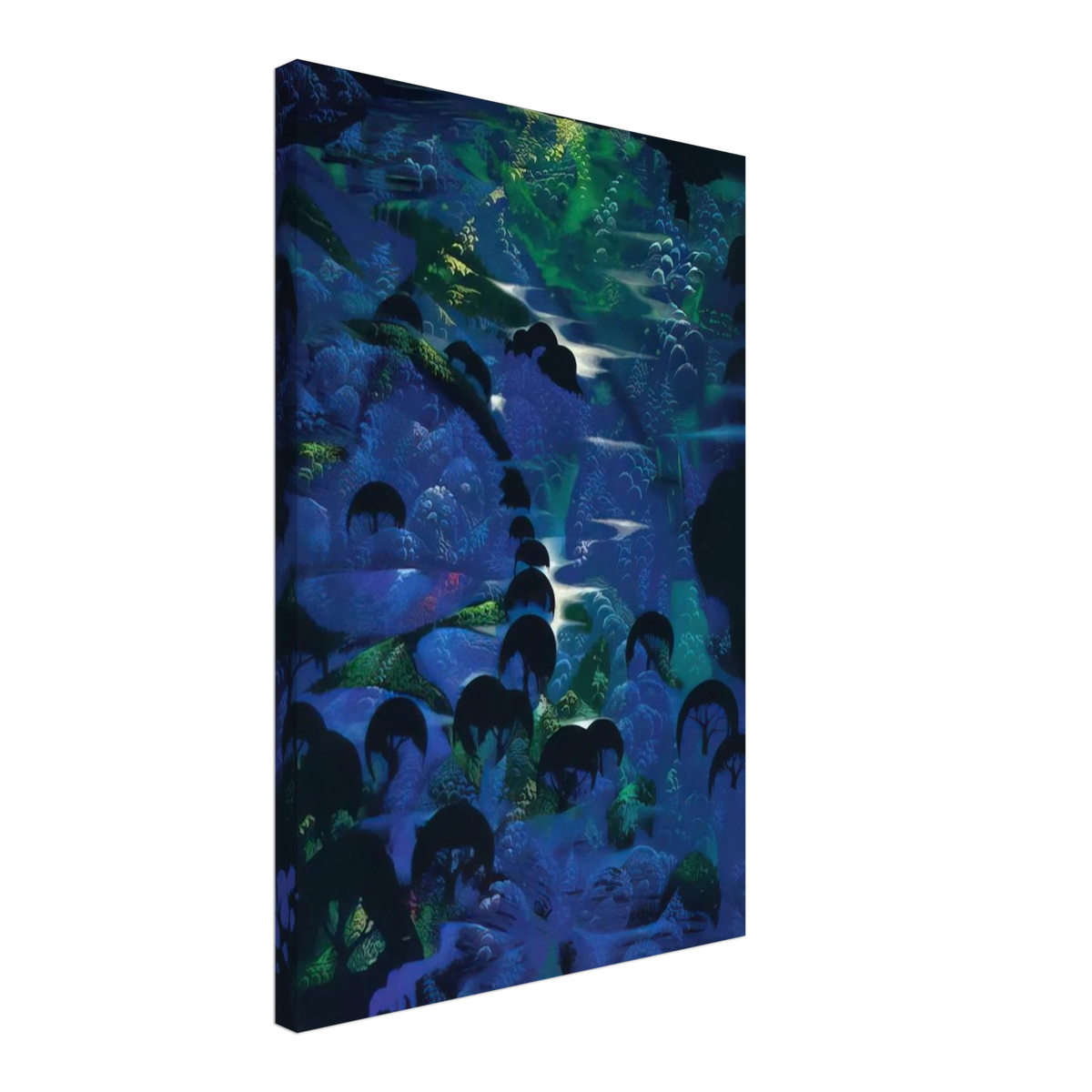 Beneath an Emerald Sky Canvas | Eyvind Earle Canvas | Eyvind Earle Prints