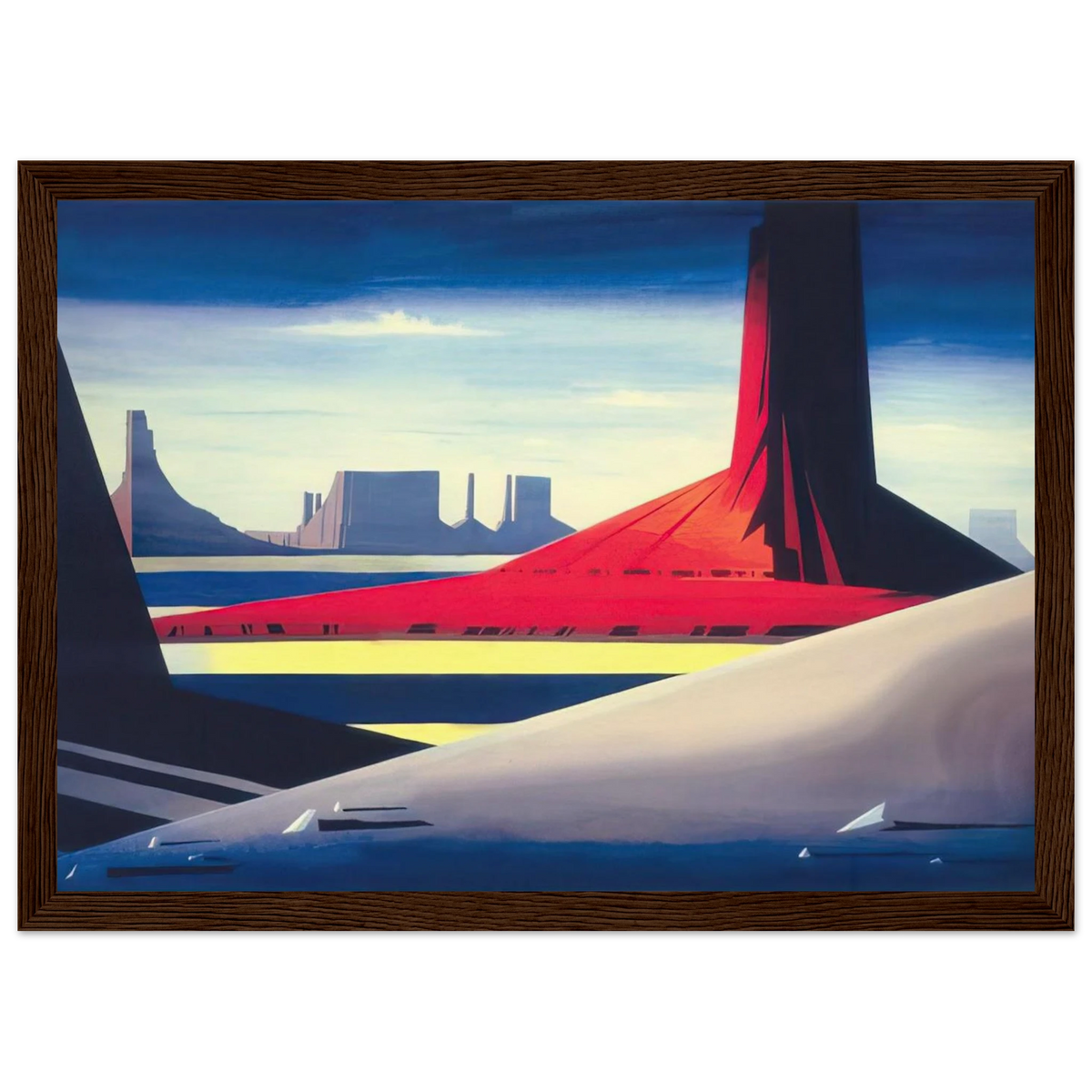 Monument Valley Framed Poster | Eyvind Earle Framed Prints Wall Art | Eyvind Earle Prints