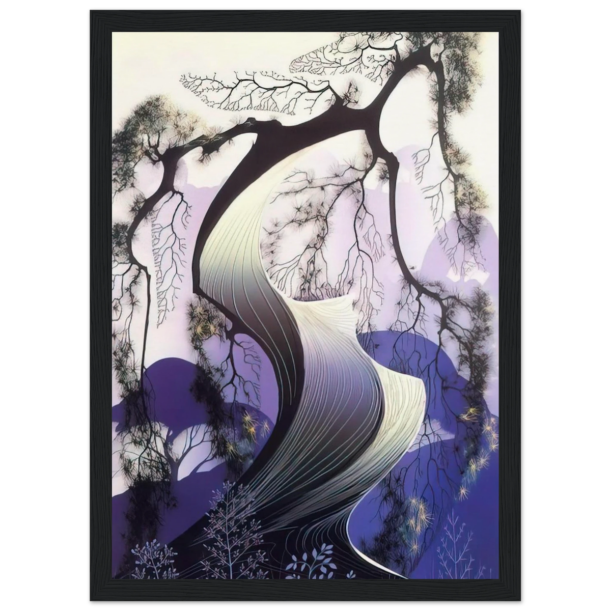 Bonsai Framed Poster | Eyvind Earle Framed Prints Wall Art | Eyvind Earle Prints