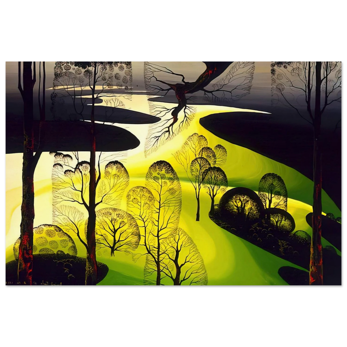 Early Spring Poster | Eyvind Earle Poster | Eyvind Earle Prints