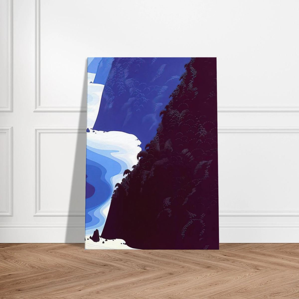 Blue Big Sur Canvas | Eyvind Earle Canvas | Eyvind Earle Prints