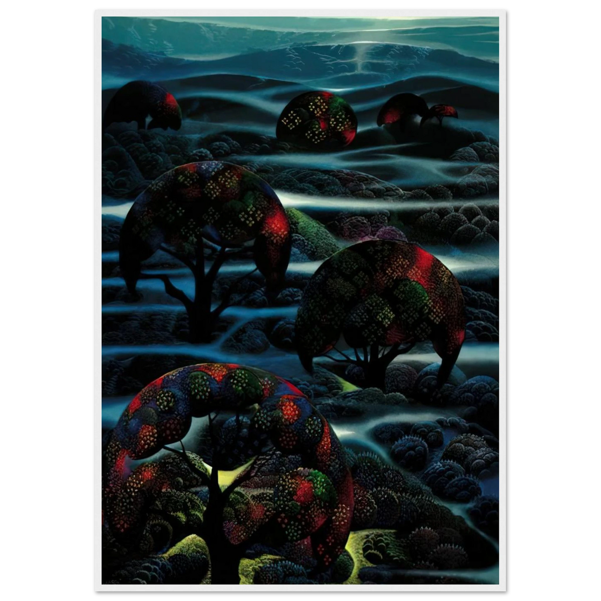 Garden of Dreams Framed Poster | Eyvind Earle Framed Prints Wall Art | Eyvind Earle Prints