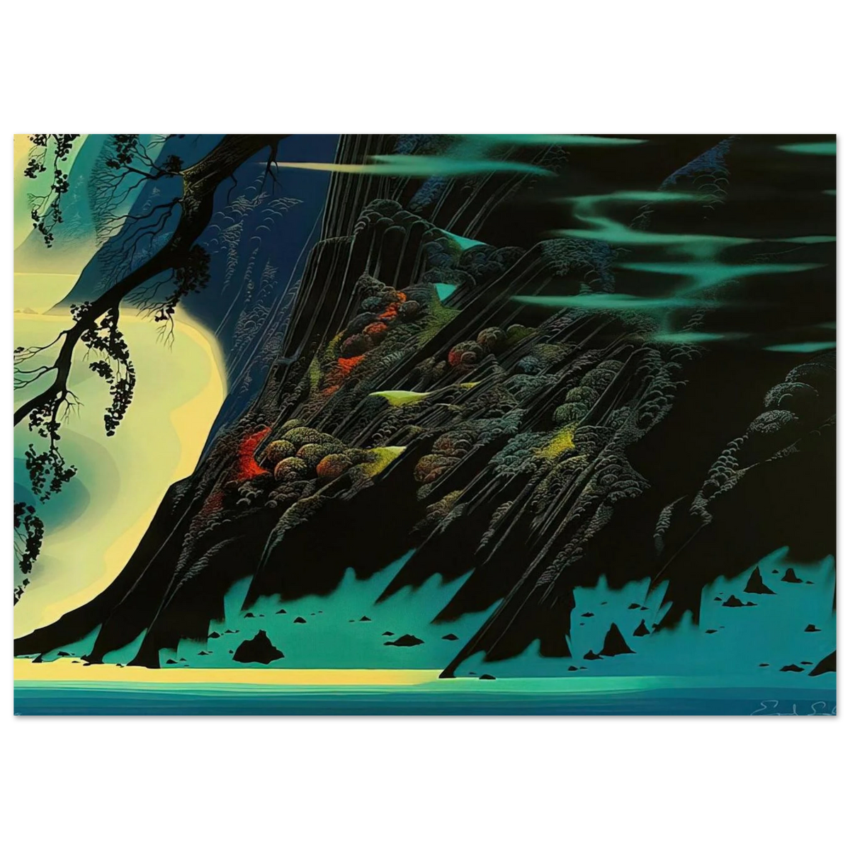 Coastal Magic Poster | Eyvind Earle Poster | Eyvind Earle Prints