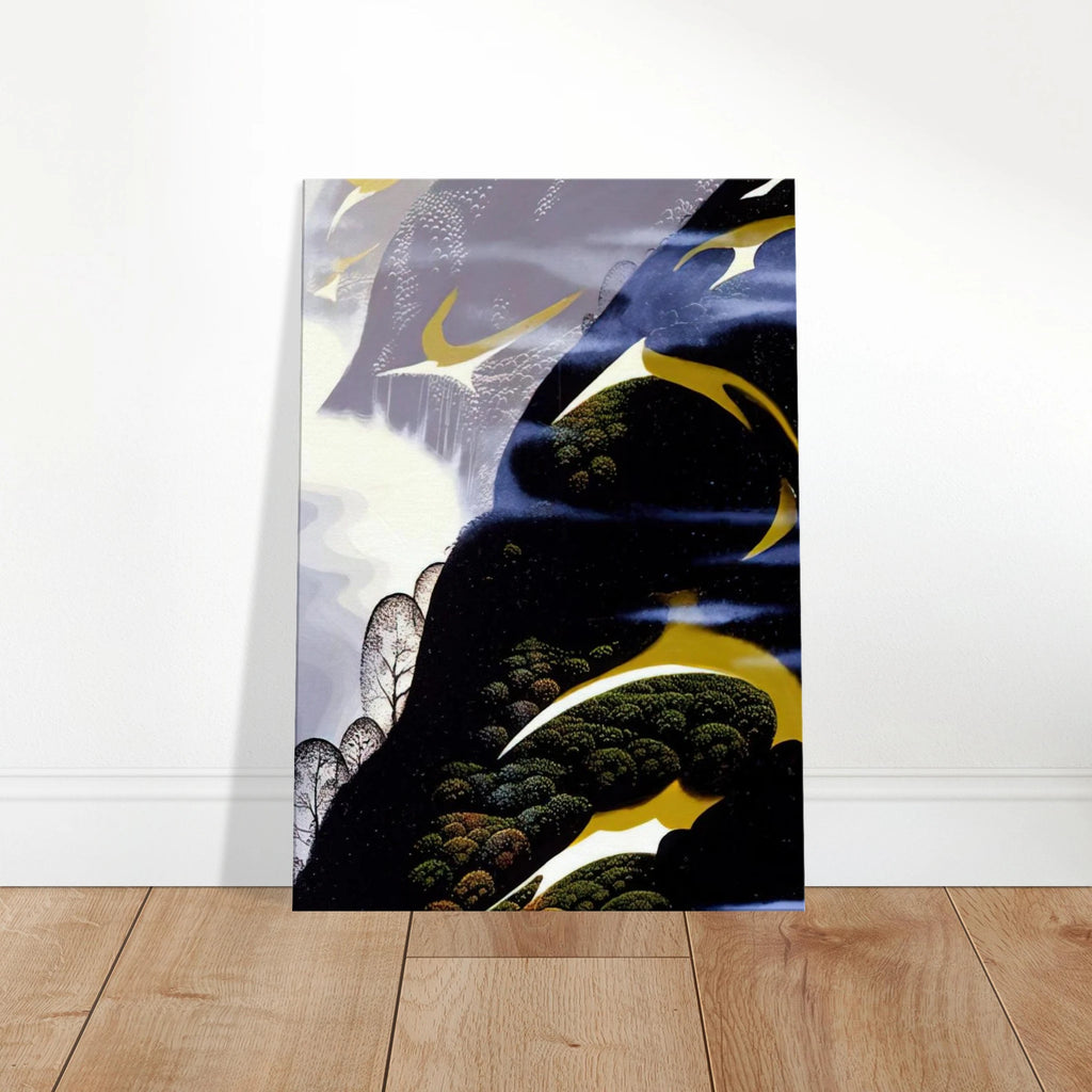 Copy of Sea mist and Pastures Canvas | Eyvind Earle Canvas | Eyvind Earle Prints