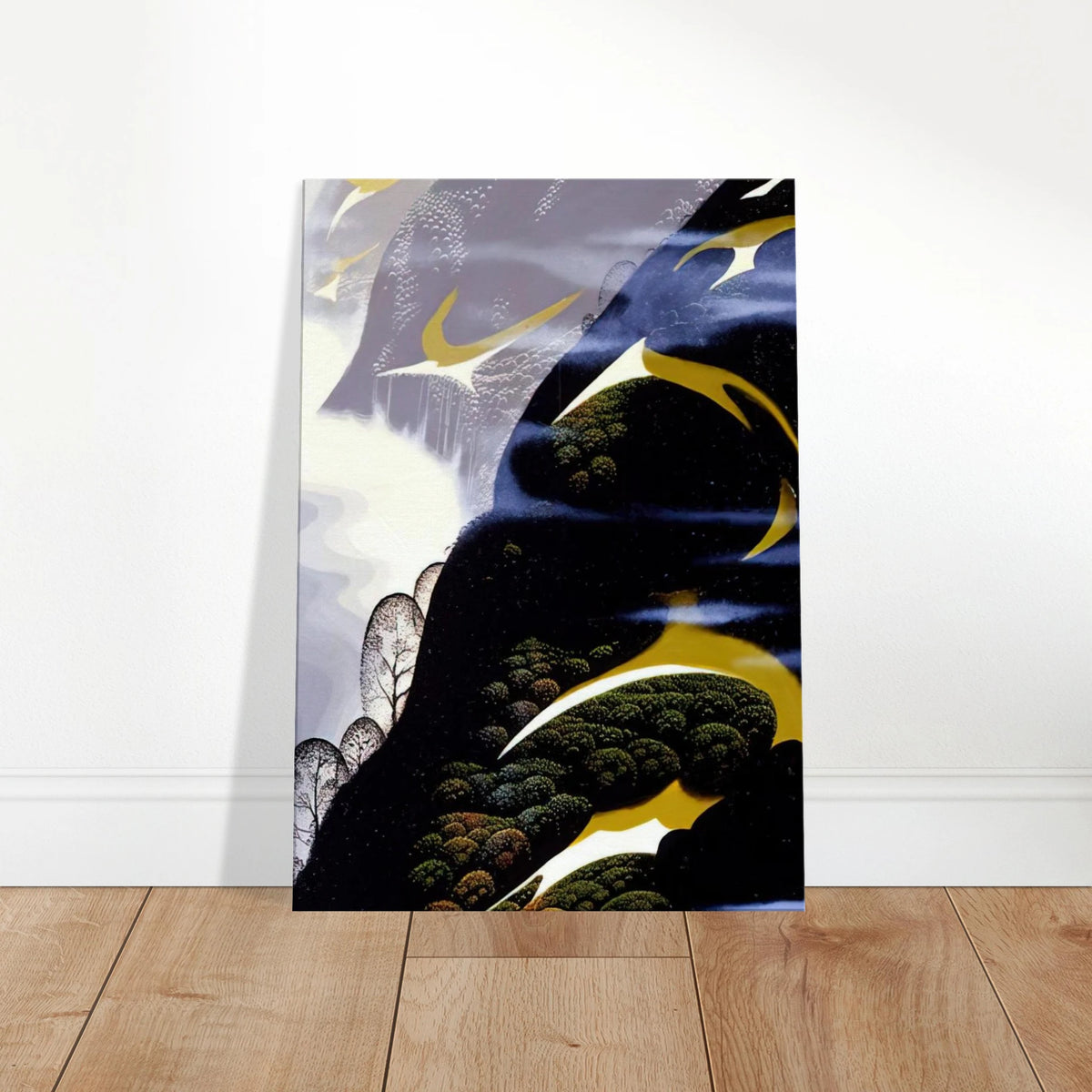 Copy of Sea mist and Pastures Canvas | Eyvind Earle Canvas | Eyvind Earle Prints