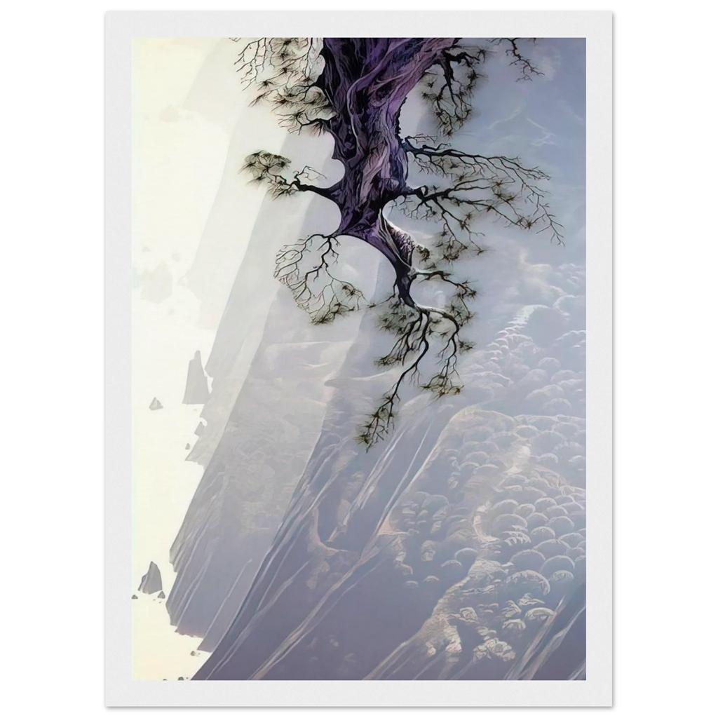 Mountain Rise Framed Poster | Eyvind Earle Framed Prints Wall Art | Eyvind Earle Prints