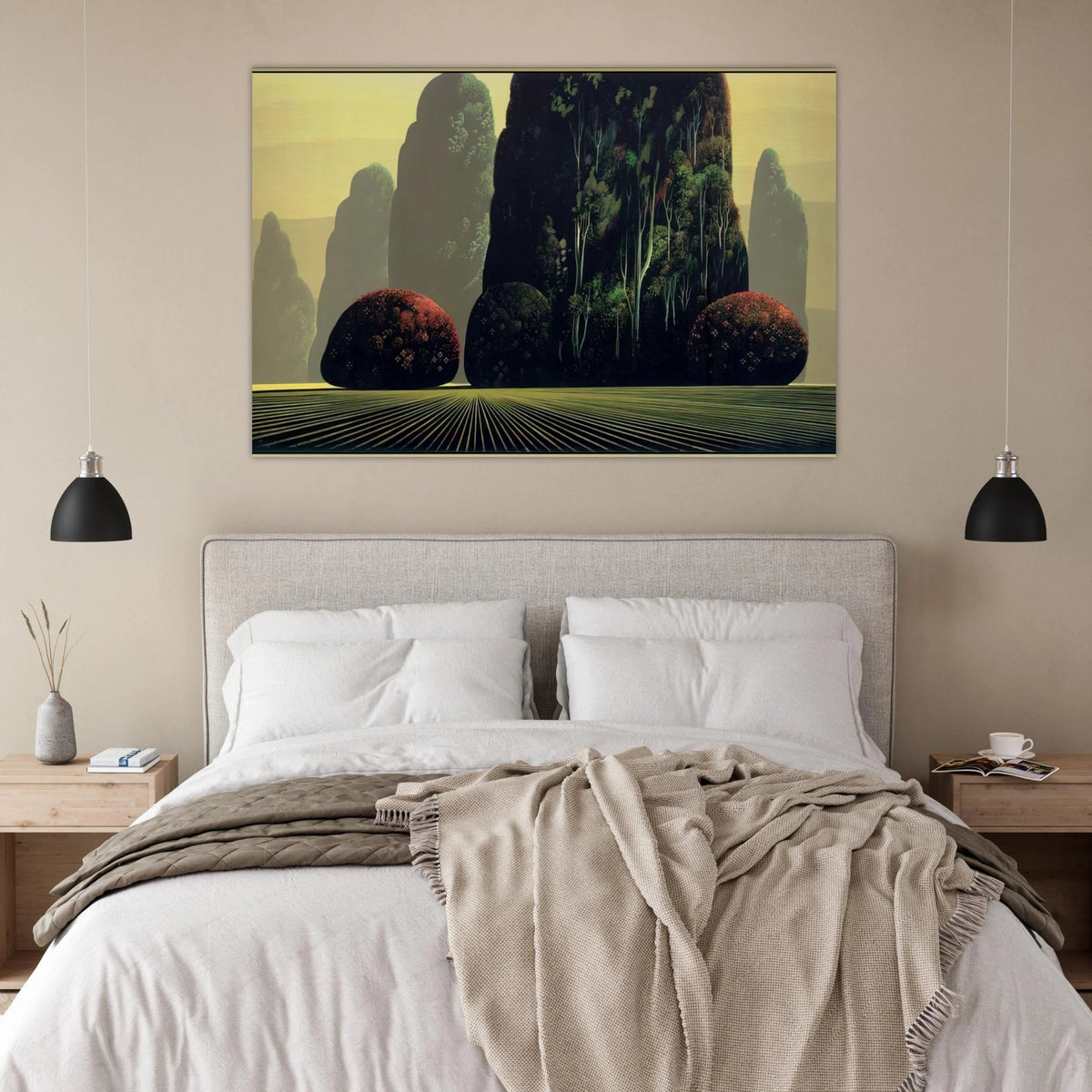 Autumn Eucalyptus Poster | Eyvind Earle Poster | Eyvind Earle Prints