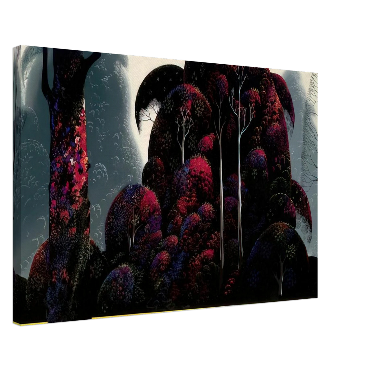 Crimson Eucalyptus Canvas | Eyvind Earle Canvas | Eyvind Earle Prints
