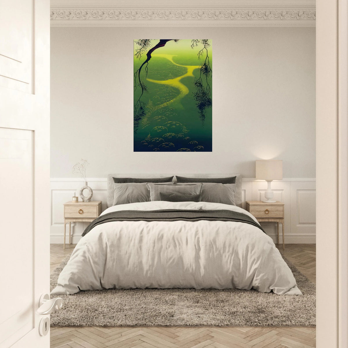Green Mist Canvas | Eyvind Earle Canvas | Eyvind Earle Prints