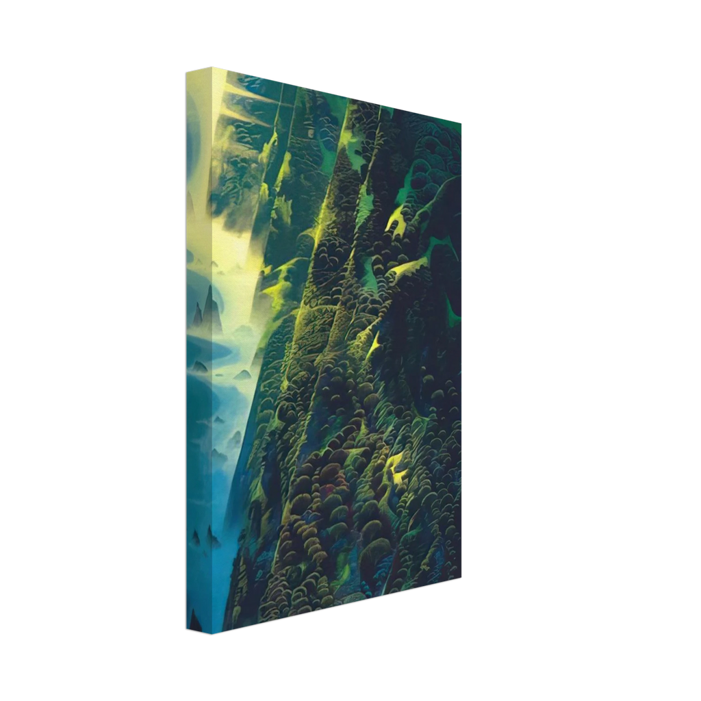 Jeweled Cliffs Canvas | Eyvind Earle Canvas | Eyvind Earle Prints