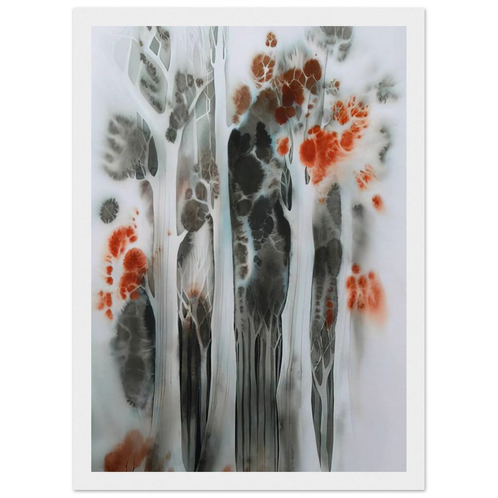 Autumn Forest Framed Poster | Eyvind Earle Framed Prints Wall Art | Eyvind Earle Prints