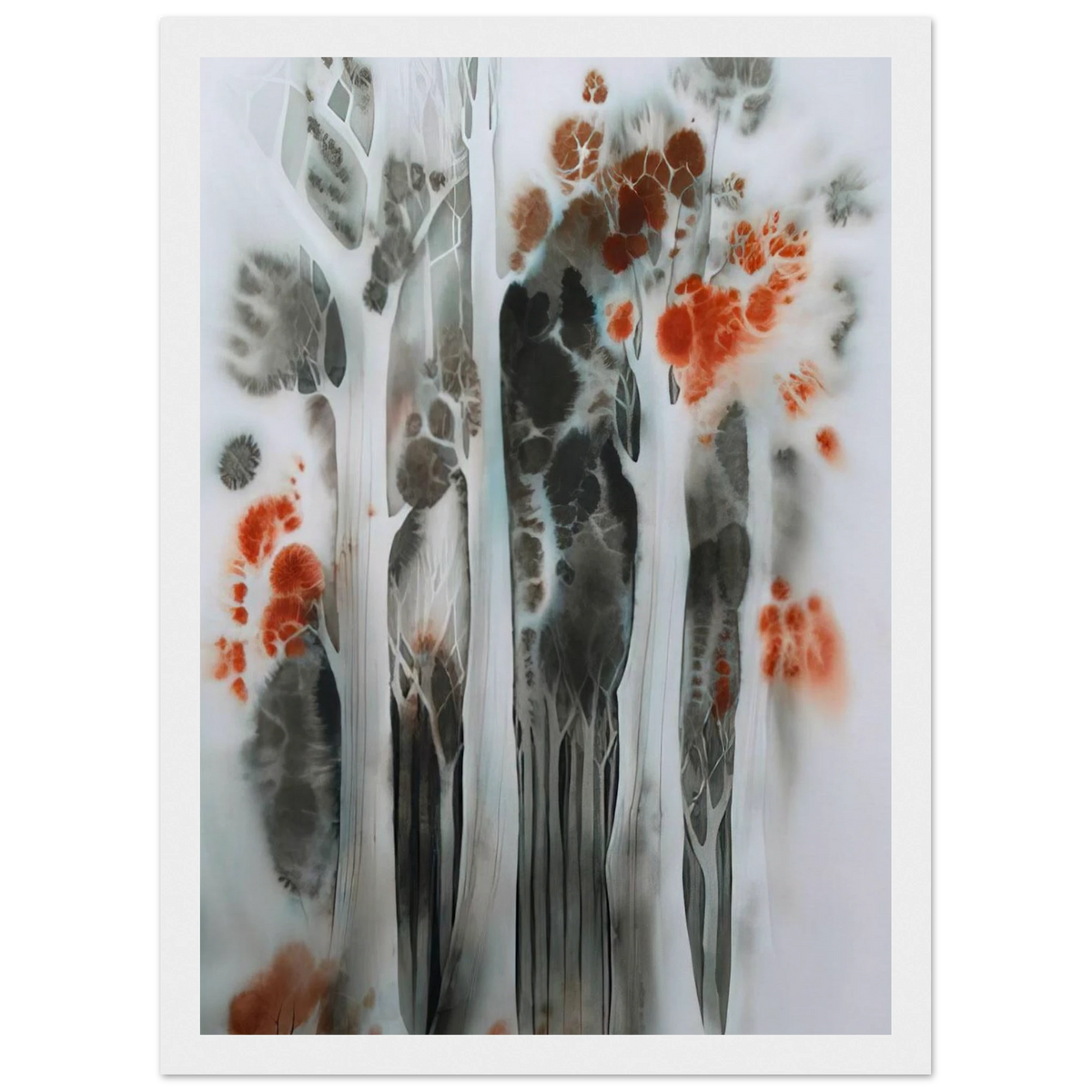Autumn Forest Framed Poster | Eyvind Earle Framed Prints Wall Art | Eyvind Earle Prints