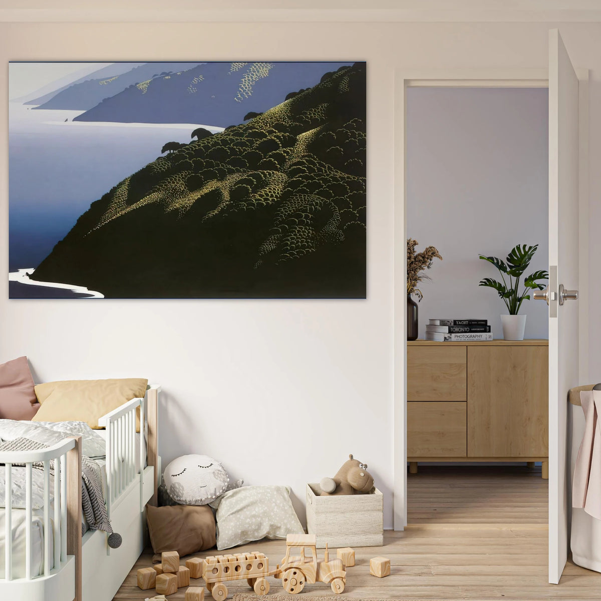 Big Sur Calm Poster | Eyvind Earle Poster | Eyvind Earle Prints