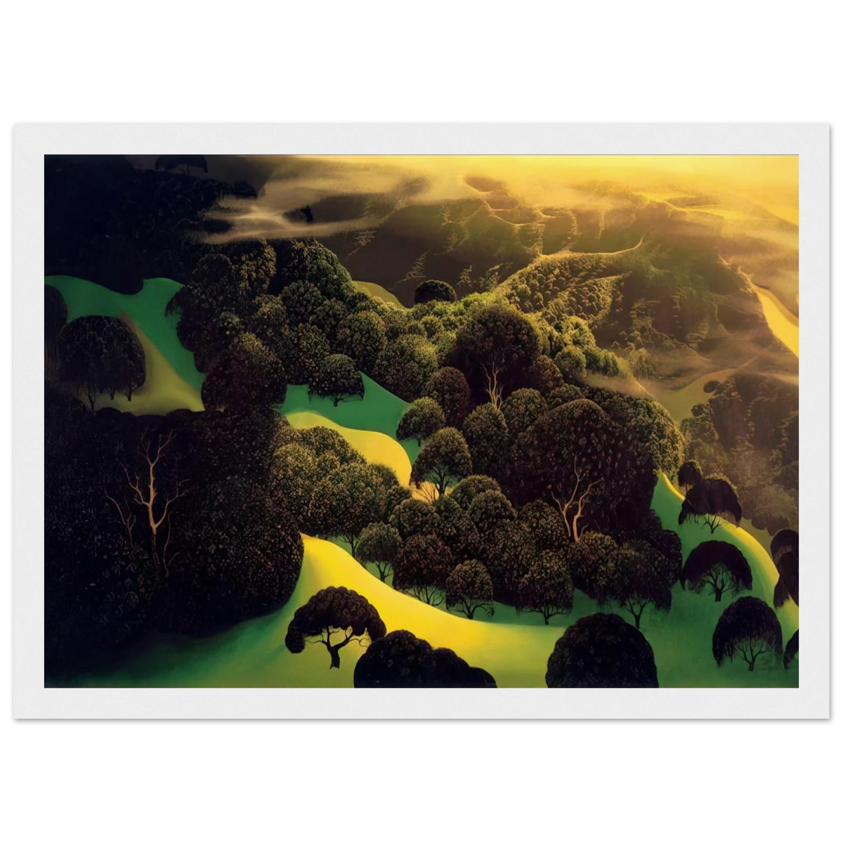 Deep Wilderness Framed Poster | Eyvind Earle Framed Prints Wall Art | Eyvind Earle Prints
