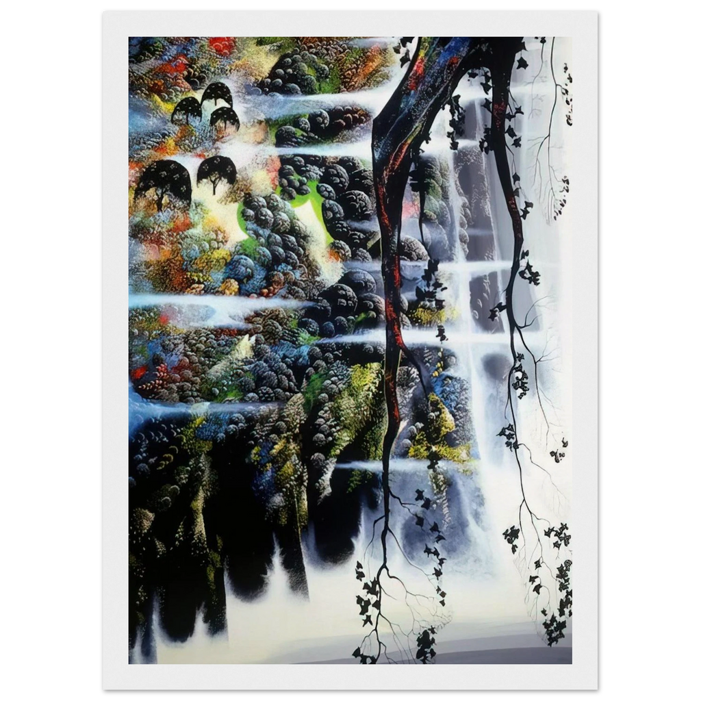 Seaside Wilderness Framed Poster | Eyvind Earle Framed Prints Wall Art | Eyvind Earle Prints