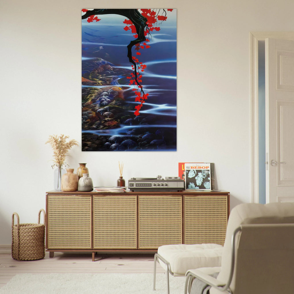 Red Leaves Poster | Eyvind Earle Poster | Eyvind Earle Prints
