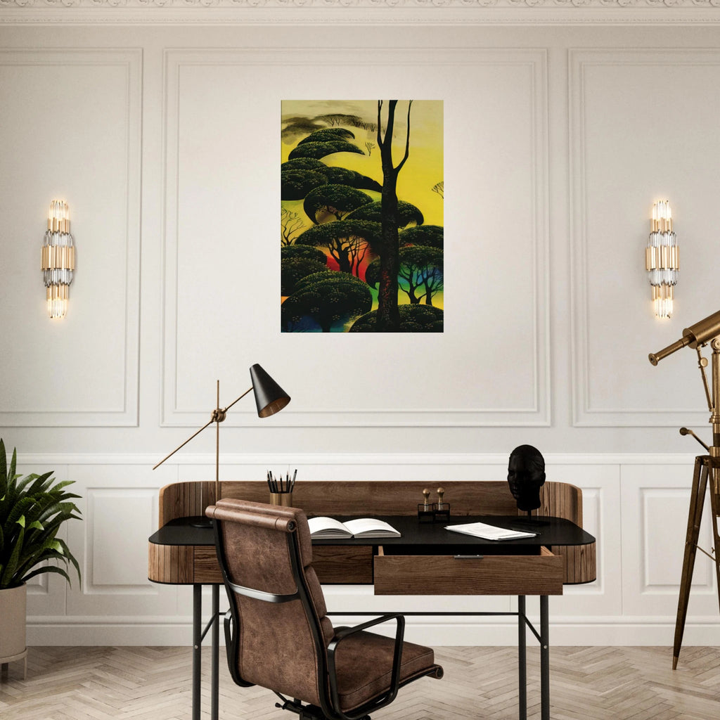 Climbing Oaks Canvas | Eyvind Earle Canvas | Eyvind Earle Prints