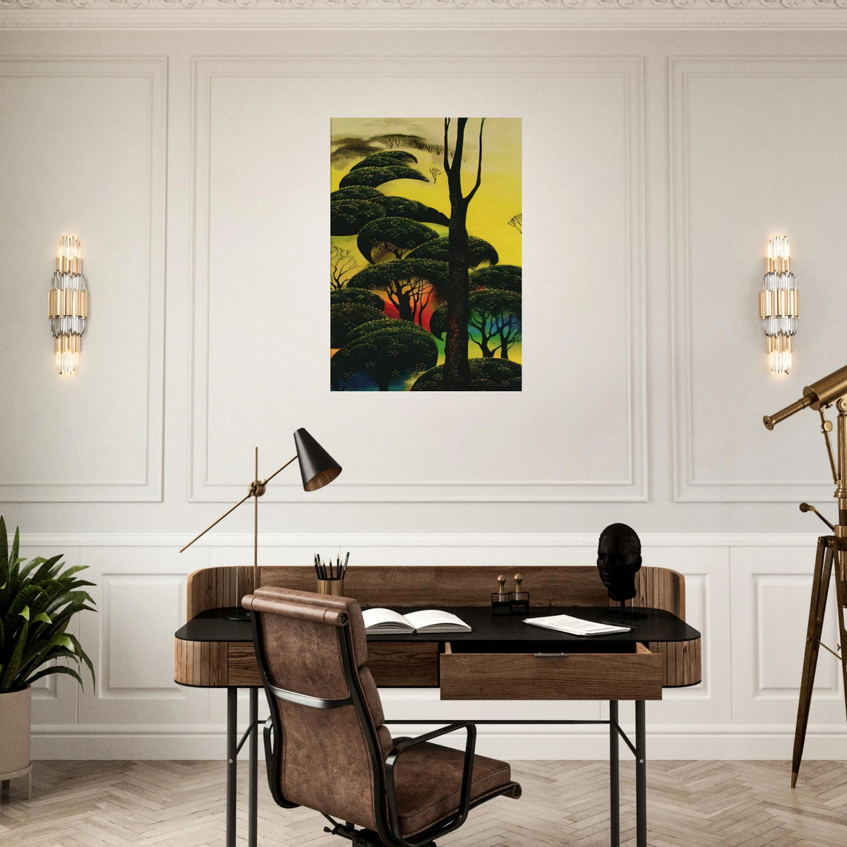 Climbing Oaks Canvas | Eyvind Earle Canvas | Eyvind Earle Prints