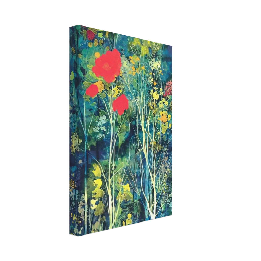 Poppies and Flowers Canvas | Eyvind Earle Canvas | Eyvind Earle Prints