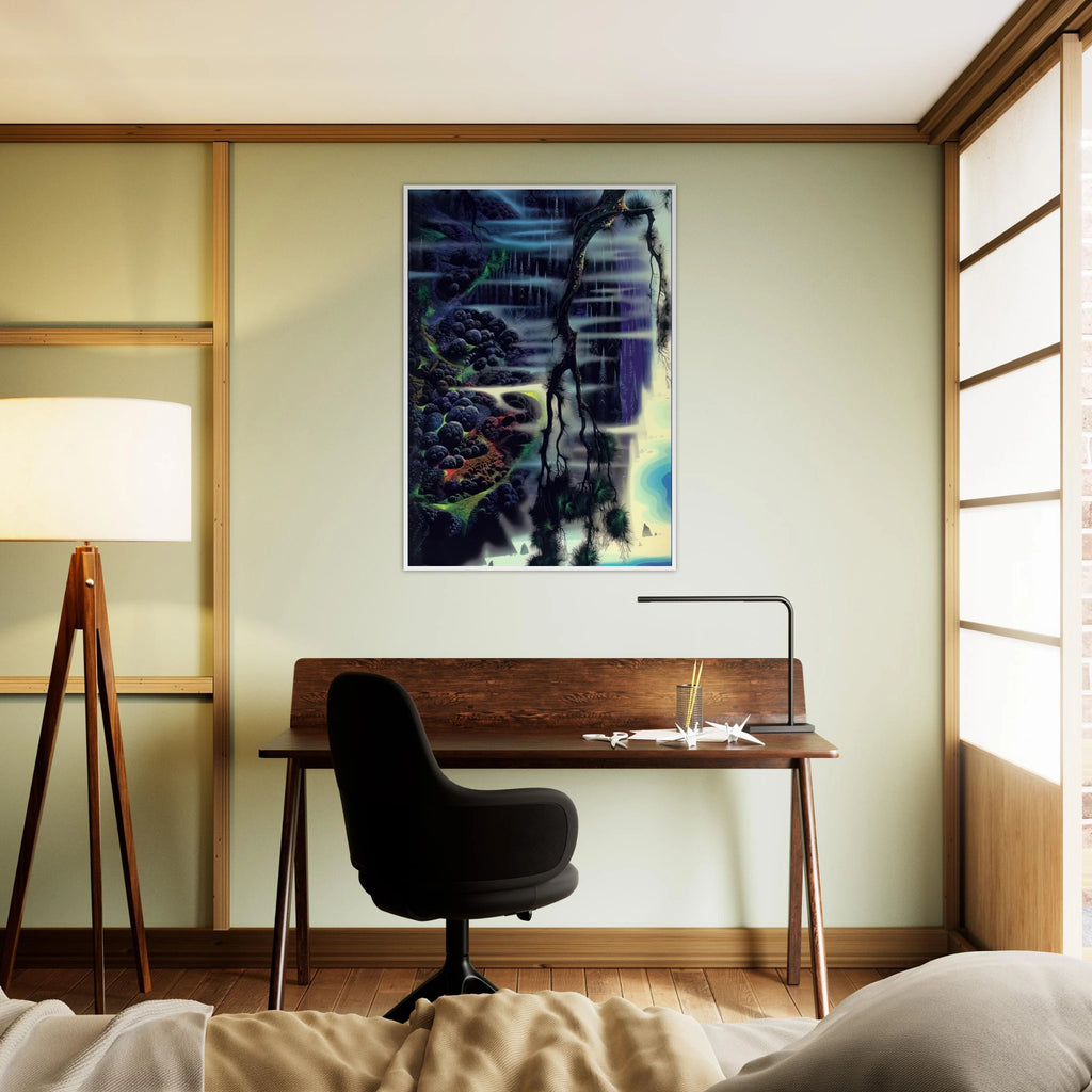 Seaside Splendor Framed Poster | Eyvind Earle Framed Prints Wall Art | Eyvind Earle Prints