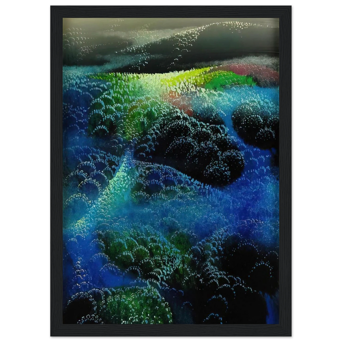 Fields Of Fog Framed Poster | Eyvind Earle Framed Prints Wall Art | Eyvind Earle Prints