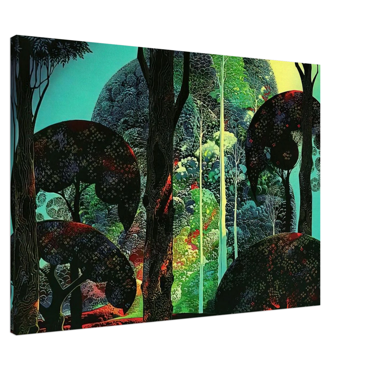 Fired by Sun Canvas | Eyvind Earle Canvas | Eyvind Earle Prints