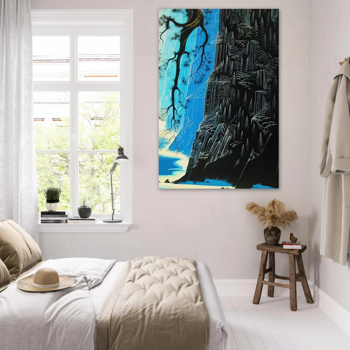 Cliffs Ascending Poster | Eyvind Earle Poster | Eyvind Earle Prints