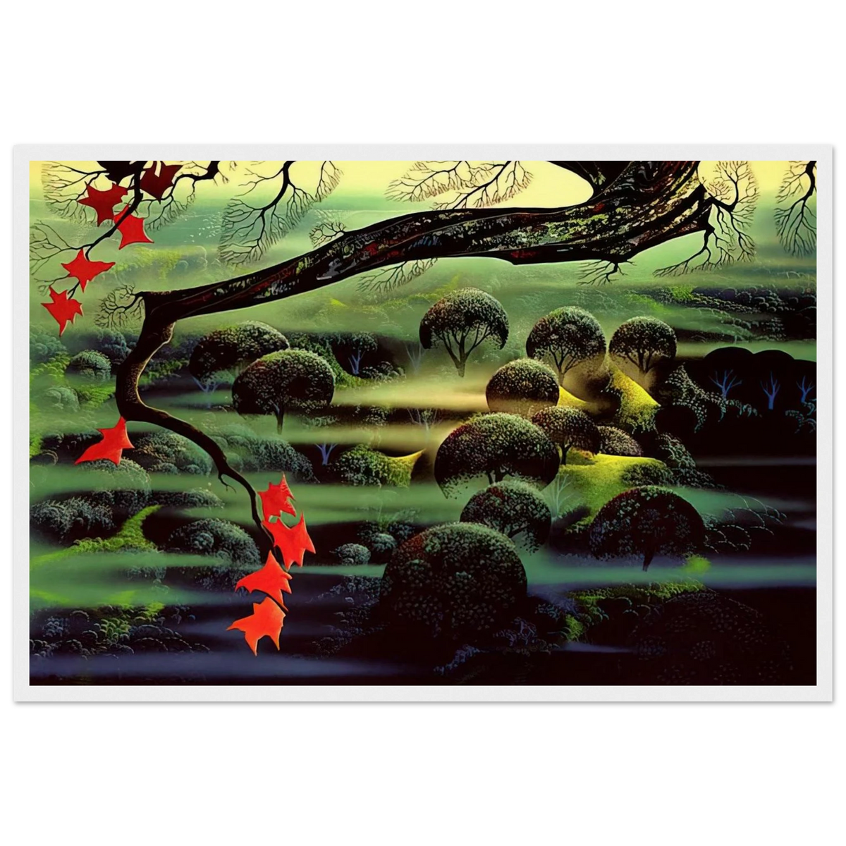 Valley of Mystery Framed Poster | Eyvind Earle Framed Prints Wall Art | Eyvind Earle Prints