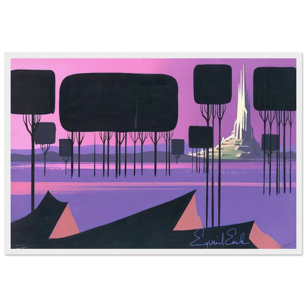 Sleeping Beauty Framed Poster | Eyvind Earle Framed Prints Wall Art | Eyvind Earle Prints