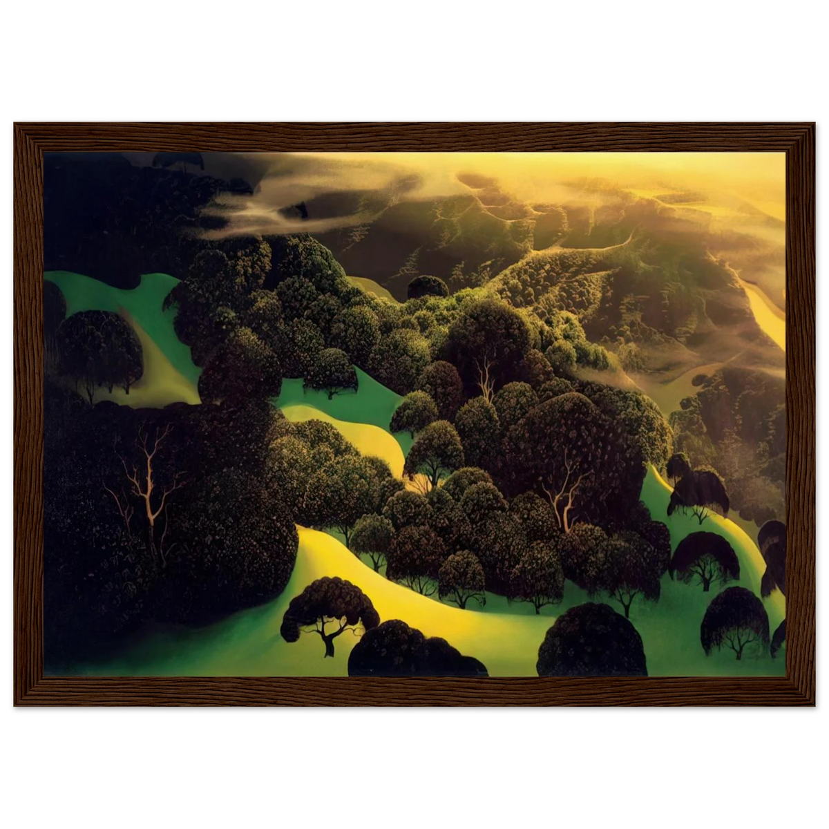 Deep Wilderness Framed Poster | Eyvind Earle Framed Prints Wall Art | Eyvind Earle Prints