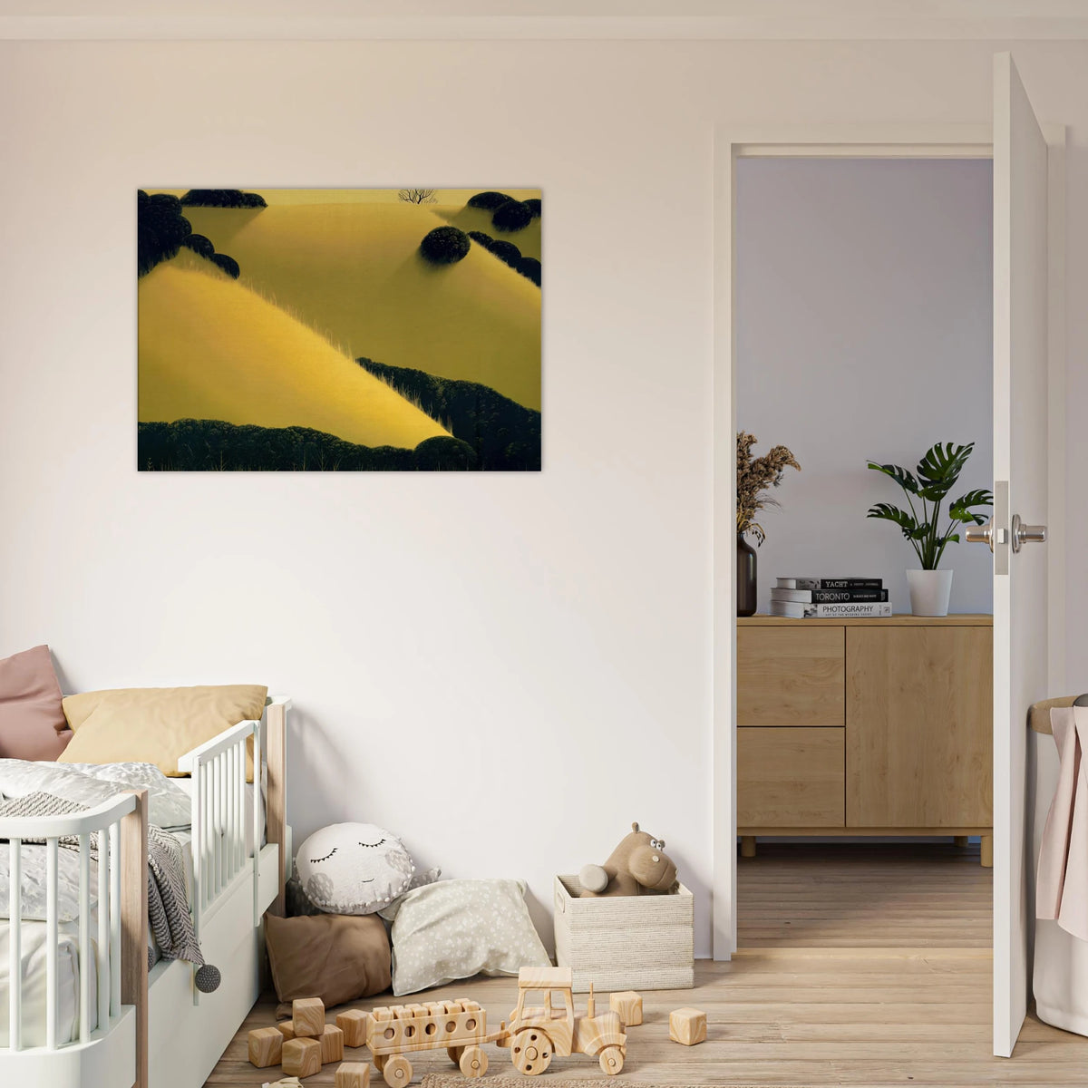 Golden Hills Canvas | Eyvind Earle Canvas | Eyvind Earle Prints