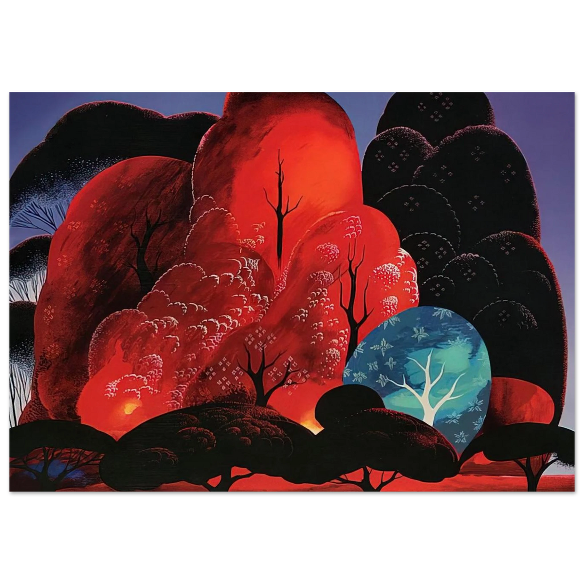 Blazing Glory Poster | Eyvind Earle Poster | Eyvind Earle Prints