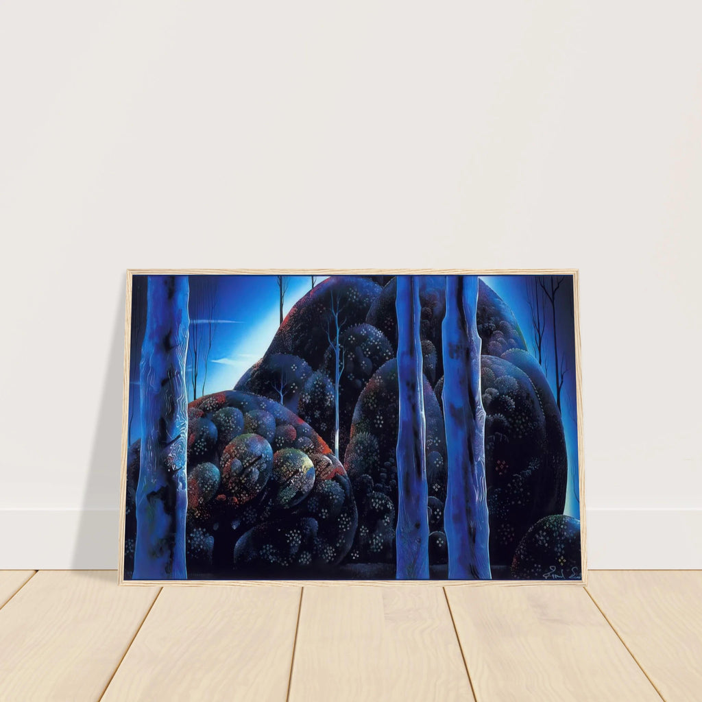 Moonlit Eucalyptus Framed Poster | Eyvind Earle Framed Prints Wall Art | Eyvind Earle Prints