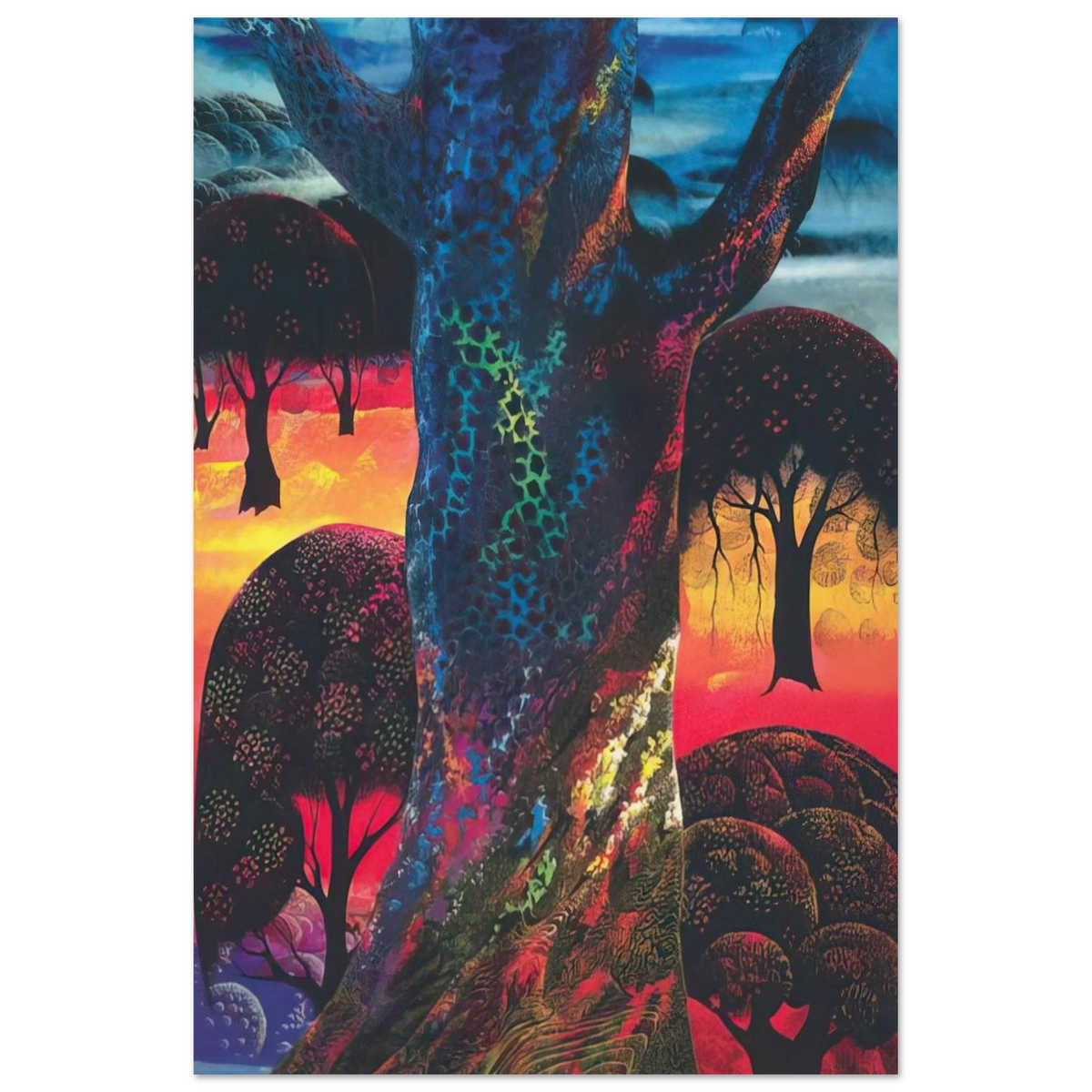 Fire Magic Poster | Eyvind Earle Poster | Eyvind Earle Prints