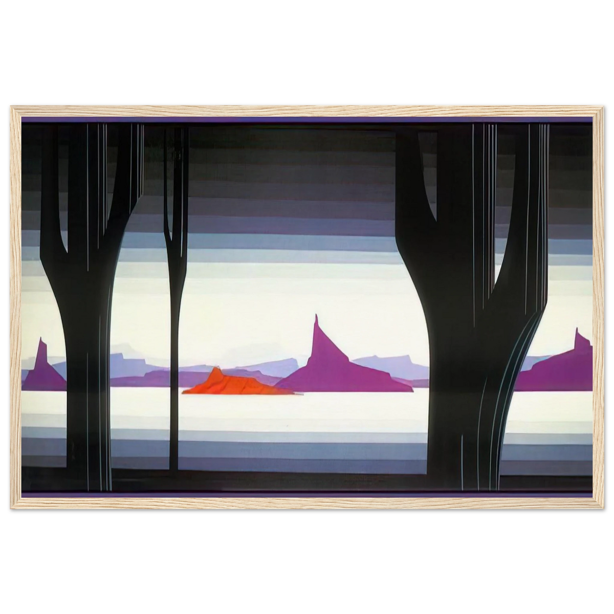 Saguaro Framed Poster | Eyvind Earle Framed Prints Wall Art | Eyvind Earle Prints