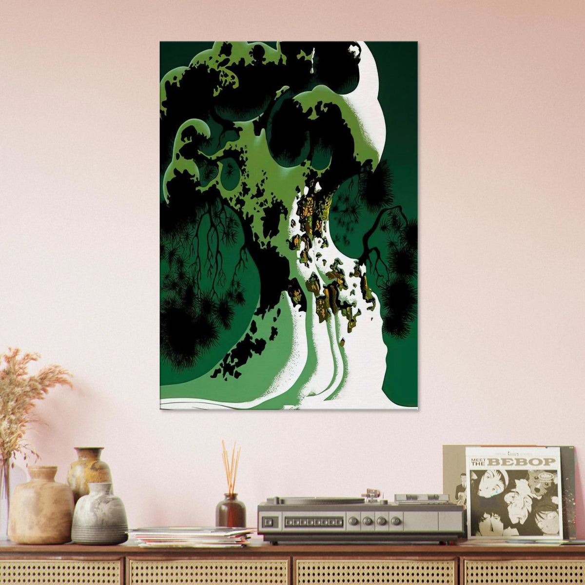 Snow Covered Bonsai Canvas | Eyvind Earle Canvas | Eyvind Earle Prints
