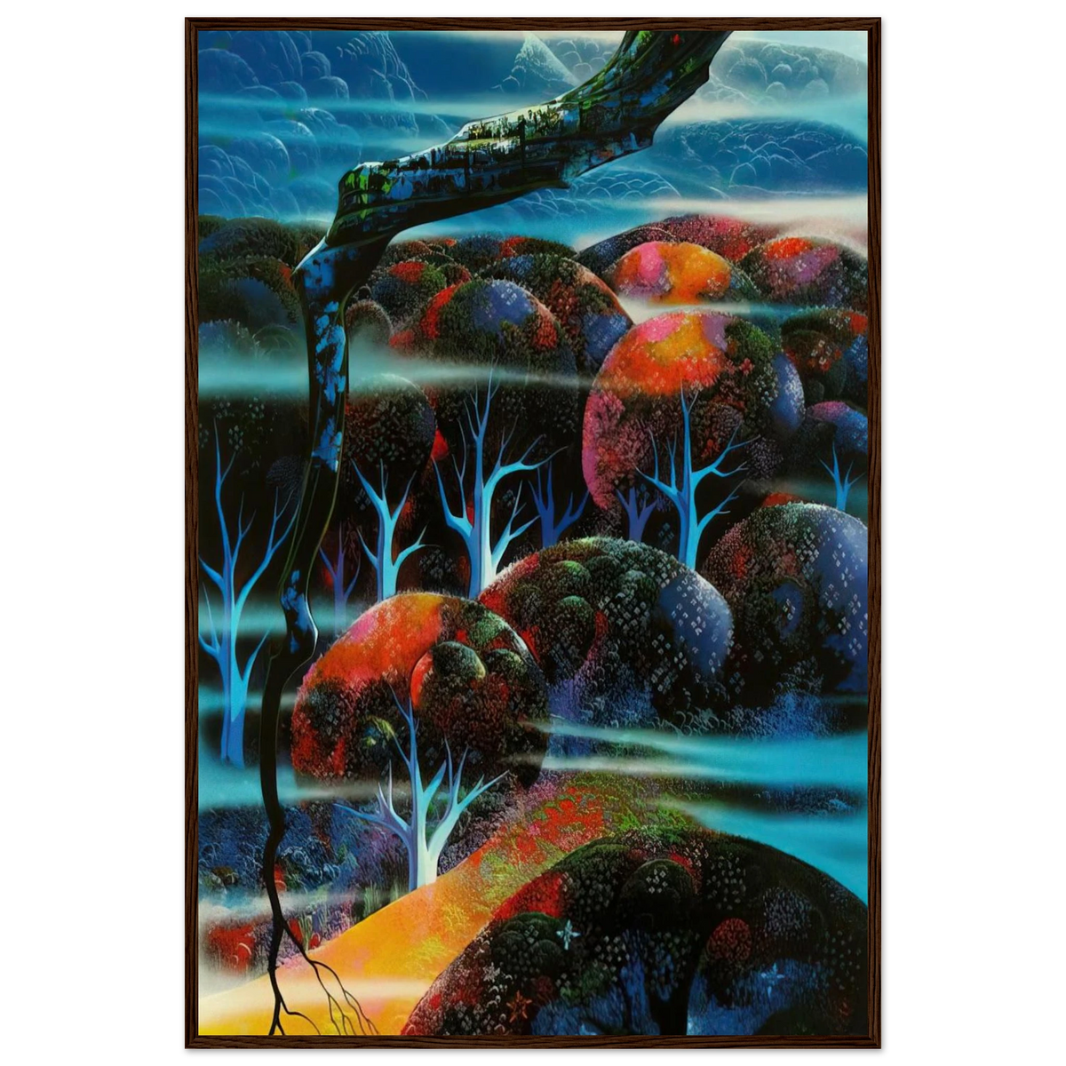 Toccata and Fugue Framed Poster | Eyvind Earle Framed Prints Wall Art | Eyvind Earle Prints