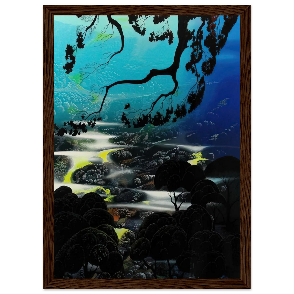 Days End Framed Poster | Eyvind Earle Framed Prints Wall Art | Eyvind Earle Prints