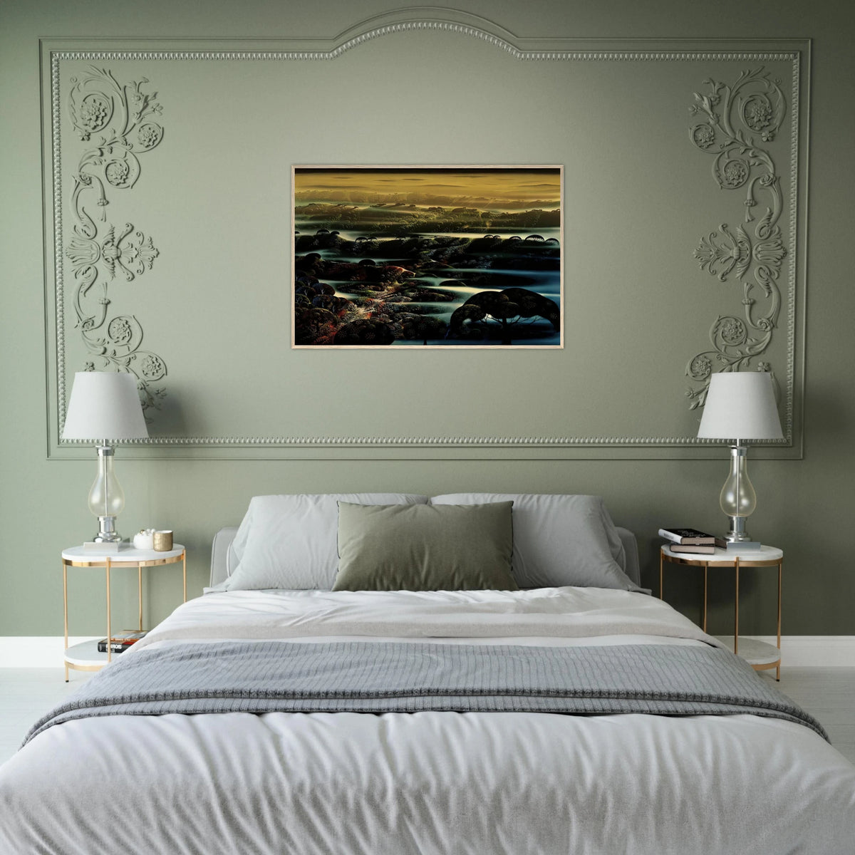 The Valley's Wild Framed Poster | Eyvind Earle Framed Prints Wall Art | Eyvind Earle Prints
