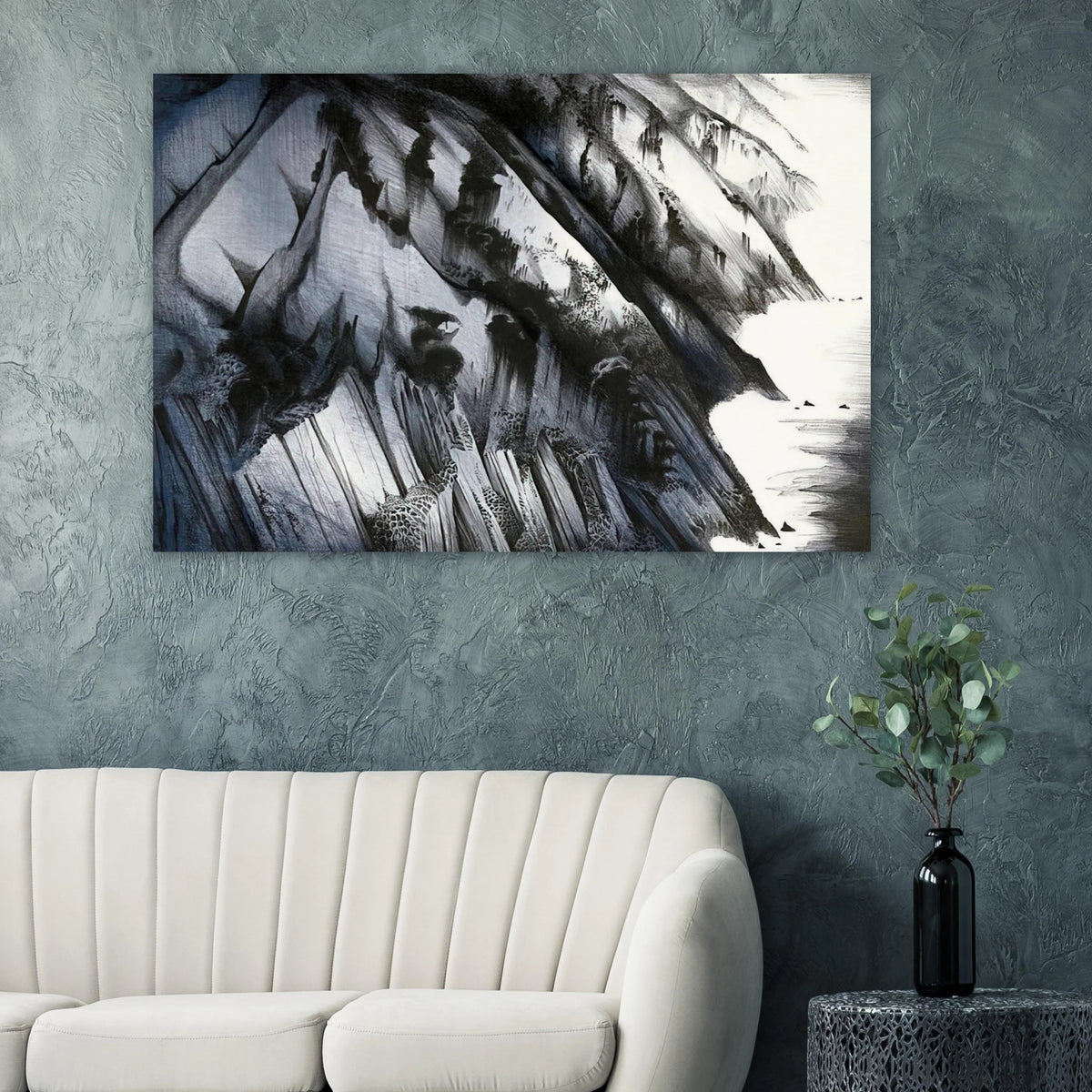 Cliffs of Darkness Poster | Eyvind Earle Poster | Eyvind Earle Prints