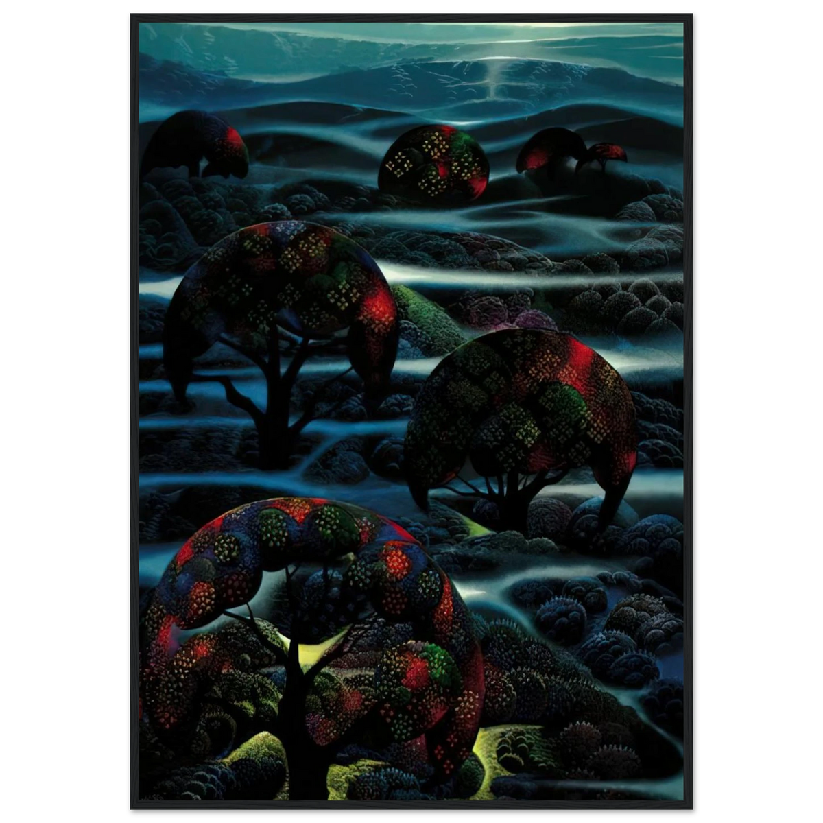 Garden of Dreams Framed Poster | Eyvind Earle Framed Prints Wall Art | Eyvind Earle Prints